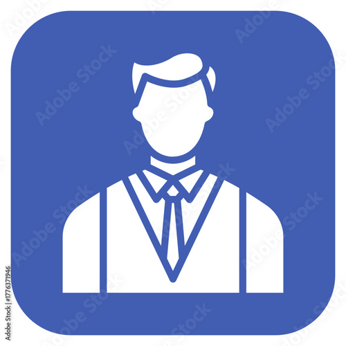 Bartender icon vector image. Can be used for Women.