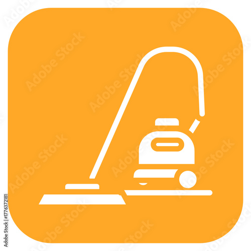 Vacuuming icon vector image. Can be used for Cleaning and Dusting.