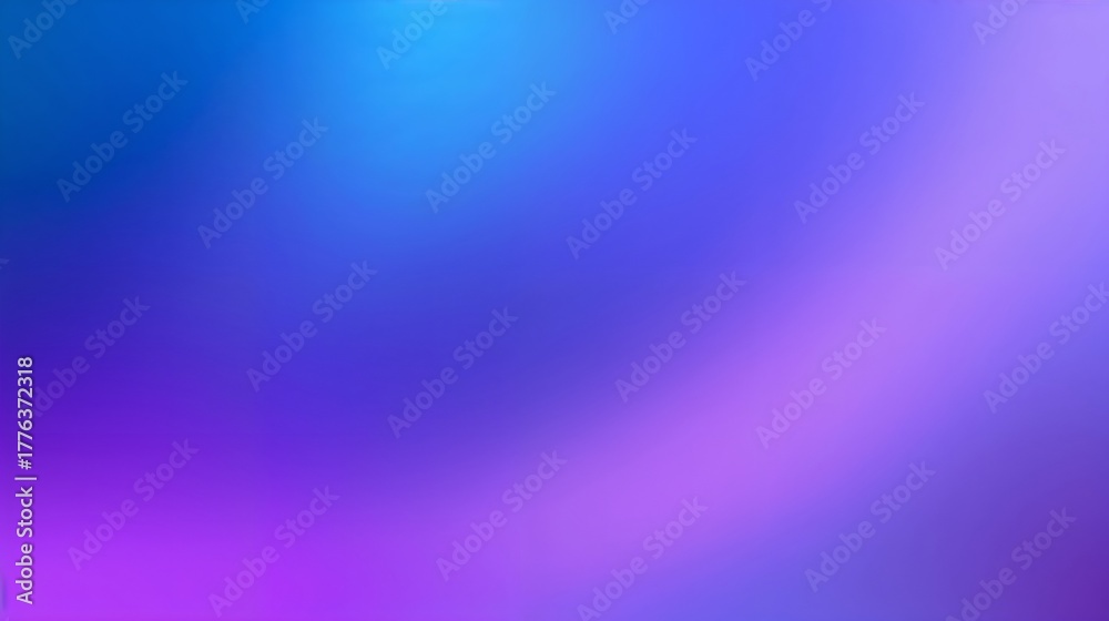 Obraz premium abstract blue and purple gradient background with a soft, blurred effect, with a vibrant color transition, evoking a sense of calmness and depth