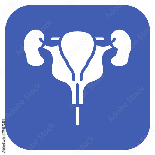 Bladder icon vector image. Can be used for Human Anatomy.