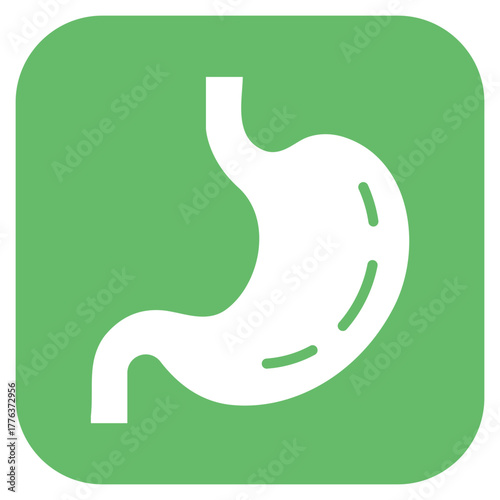 Stomach icon vector image. Can be used for Human Anatomy.