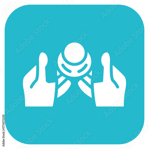 Self Control icon vector image. Can be used for Personality Traits.