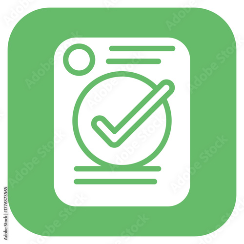 Verification icon vector image. Can be used for Quality Assurance.