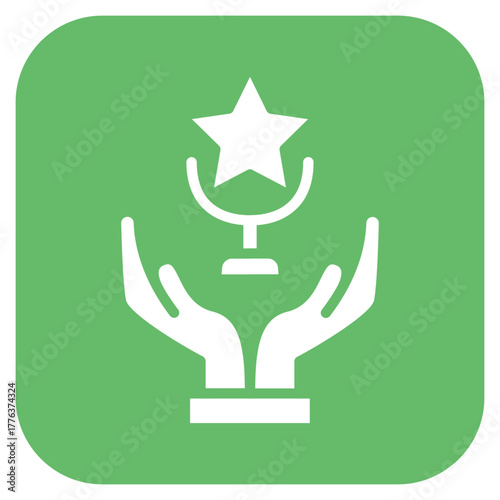 Excellence icon vector image. Can be used for Leadership.