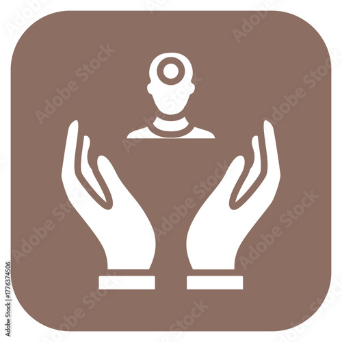 Self Awareness icon vector image. Can be used for Leadership.