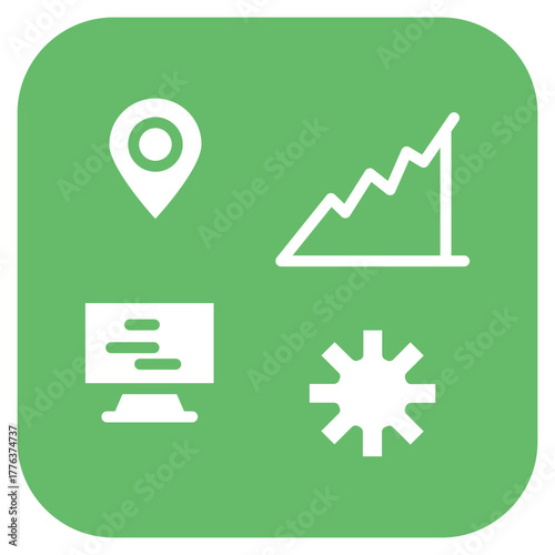 Network Efficiency icon vector image. Can be used for Networking.