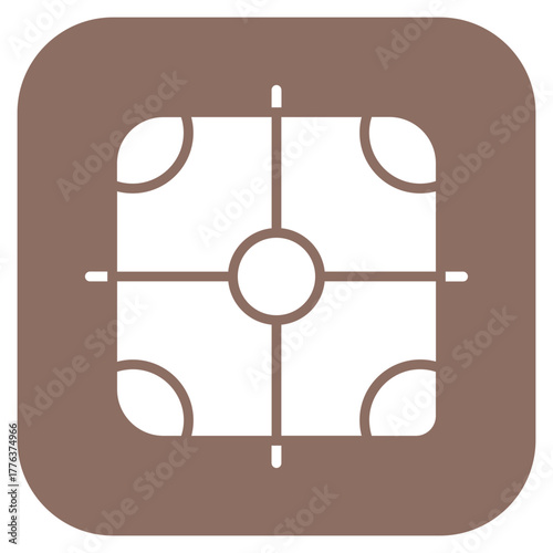 Alignment icon vector image. Can be used for Business Analytics.