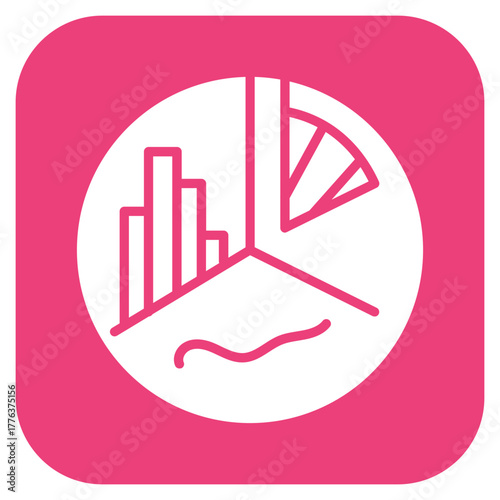 Market Share icon vector image. Can be used for Business Analytics.