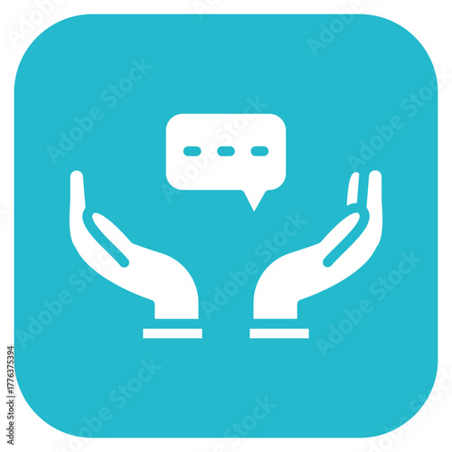 Feedback icon vector image. Can be used for Contact Us.
