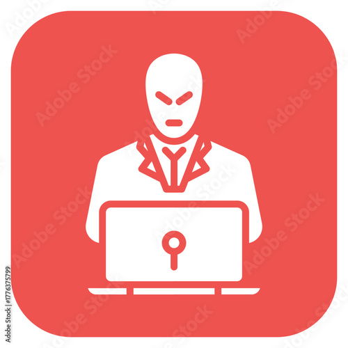 Security Breach icon vector image. Can be used for Risk Management.