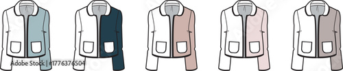 Fashionable Jackets A Collection of Stylish Outerwear in Various Colors and Designs