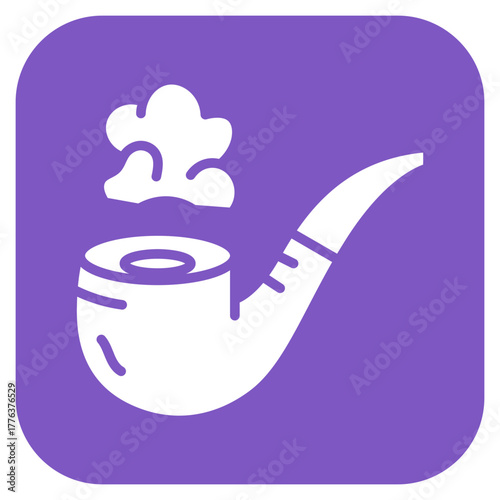 Pipe Tobacco icon vector image. Can be used for Festa Junina.