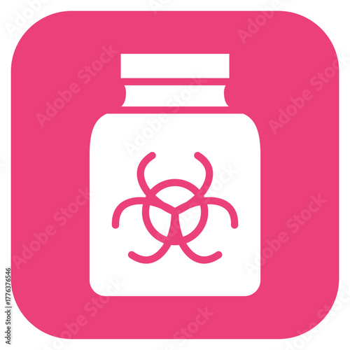 Contamination Hazard icon vector image. Can be used for Infectious Diseases.
