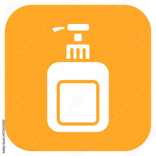 Hand Sanitizer Bottle icon vector image. Can be used for Infectious Diseases.