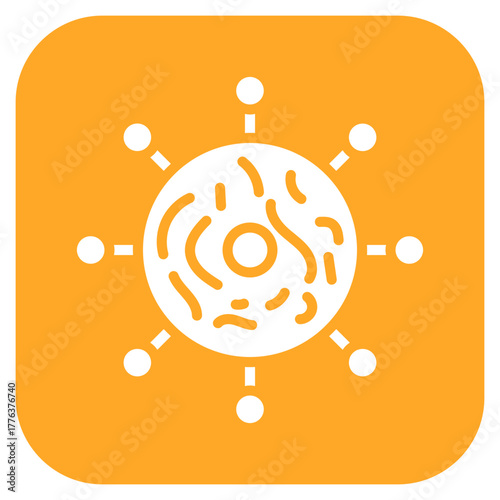 Viral Mutation icon vector image. Can be used for Infectious Diseases.