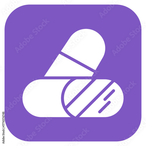 Antibiotic Pills icon vector image. Can be used for Infectious Diseases.