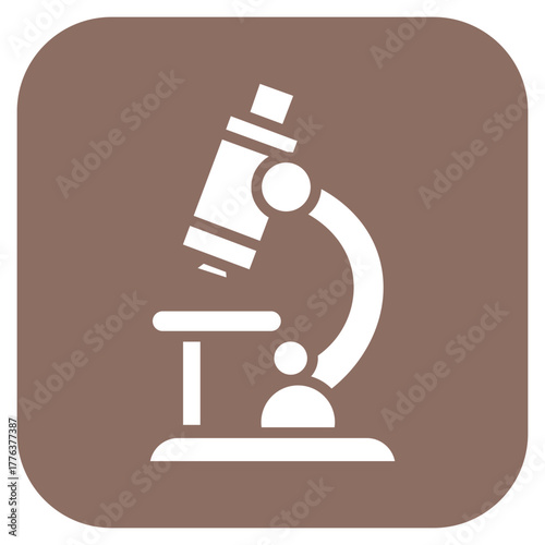 Microscope icon vector image. Can be used for Lab.