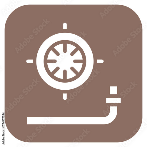 Aeration icon vector image. Can be used for Lab.