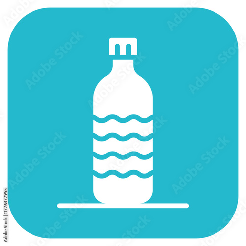 Water icon vector image. Can be used for Rugby.