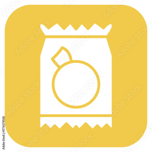 Snacks icon vector image. Can be used for Supermarket.