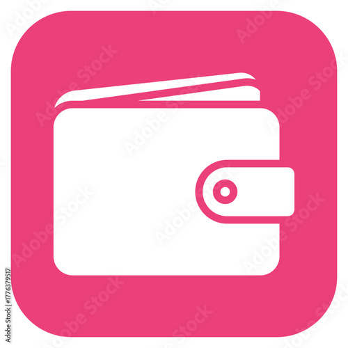 Wallet icon vector image. Can be used for Supermarket.