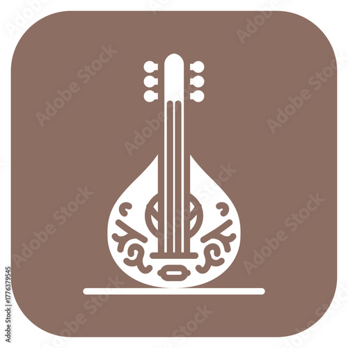 Balalaika icon vector image. Can be used for Instrument.