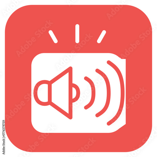 Sound icon vector image. Can be used for Instrument.