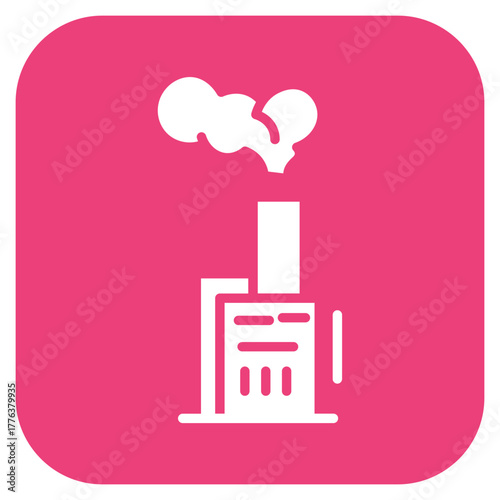 Biomass icon vector image. Can be used for Manufacturing.