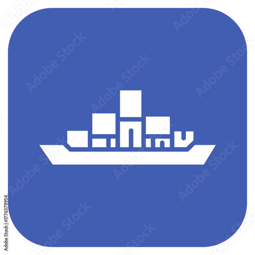 Cargo icon vector image. Can be used for Manufacturing.