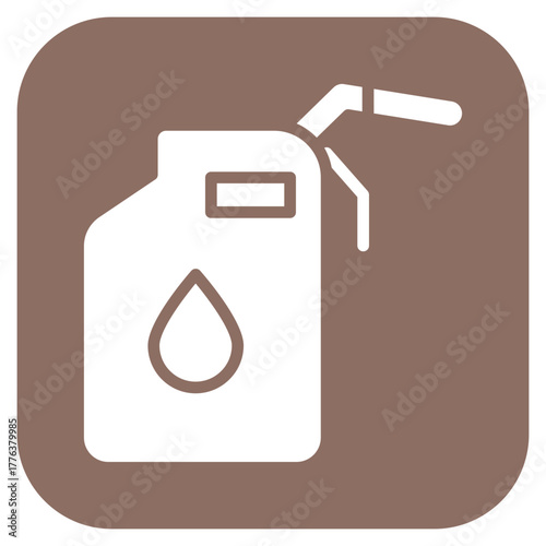 Gasoline icon vector image. Can be used for Manufacturing.