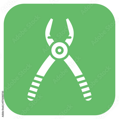 Pincers icon vector image. Can be used for Shoemaker.