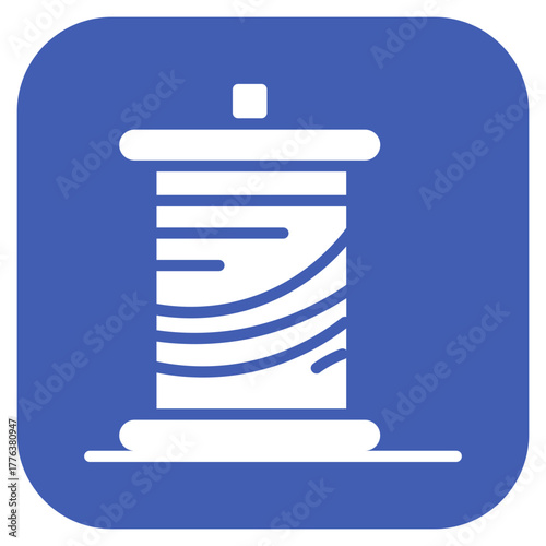 Bobbin icon vector image. Can be used for Art and Craft Supplies.