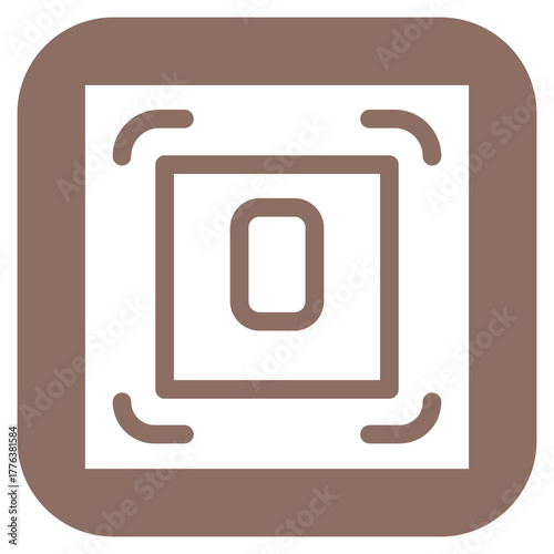 Biometric Cpu icon vector image. Can be used for Biometrics.