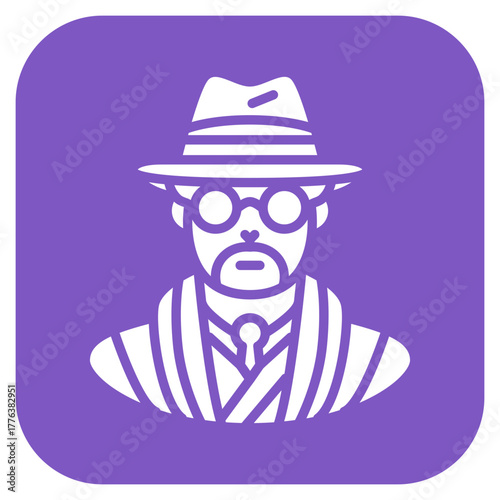 Historian icon vector image. Can be used for Diversity.