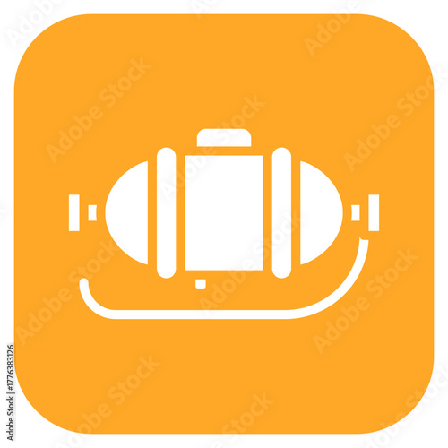 Diving Tank icon vector image. Can be used for Beach Resort.