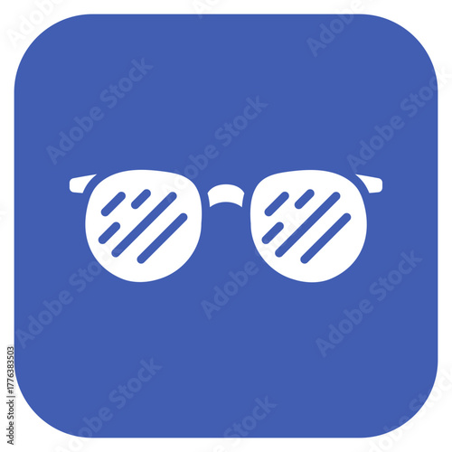 Sunglasses icon vector image. Can be used for Beach Resort.