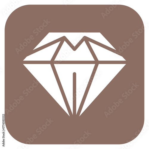 Diamond icon vector image. Can be used for Luxury.