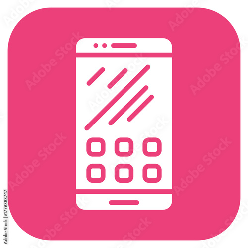 Smartphone icon vector image. Can be used for Luxury.