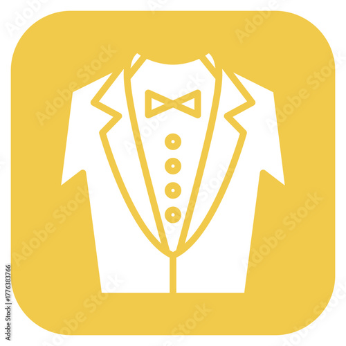 Tuxedo icon vector image. Can be used for Luxury.