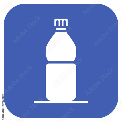 Water Bottle icon vector image. Can be used for Volleyball.