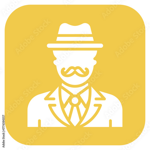 Gambler icon vector image. Can be used for Casino.