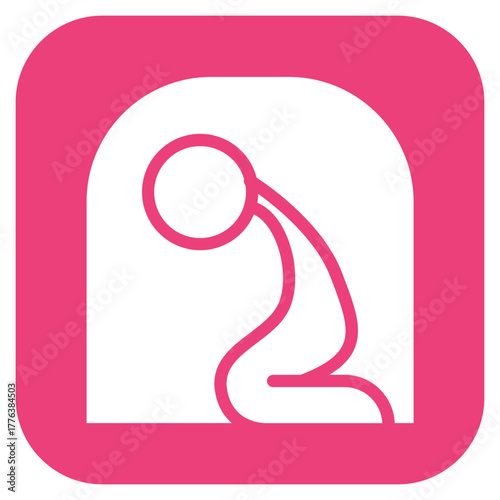 Bending icon vector image. Can be used for Mettalurgy.