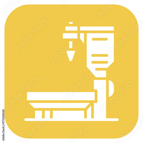 Galvanizing icon vector image. Can be used for Mettalurgy.