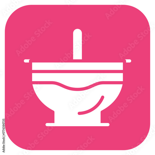 Quench icon vector image. Can be used for Mettalurgy.