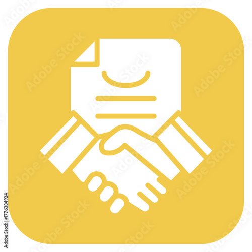Deal icon vector image. Can be used for Trading.
