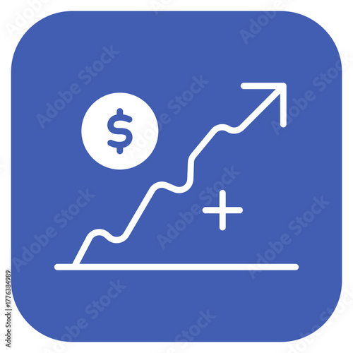 Inflation icon vector image. Can be used for Trading.