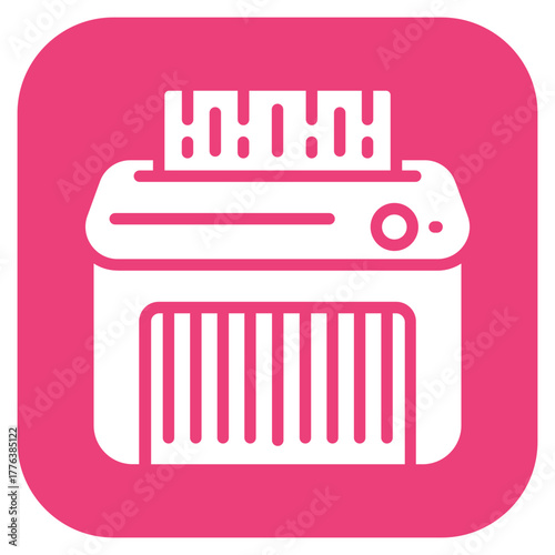 Shredder icon vector image. Can be used for Trading.