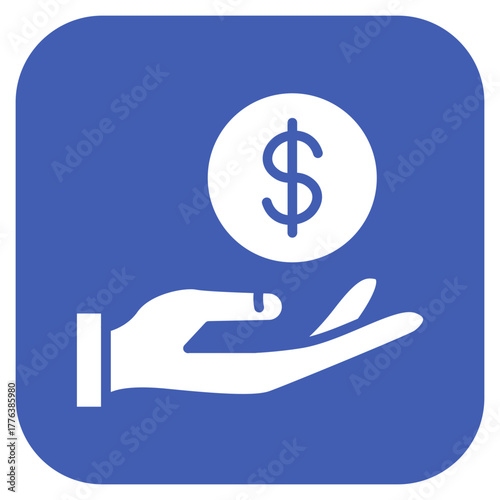 Financial Help Line Color Icon