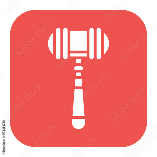 Mace Line Color Icon