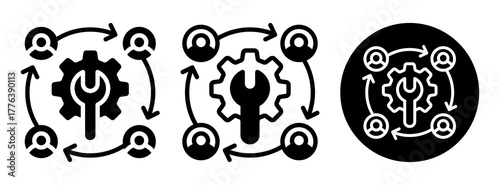 Restructure Icon Collection Glyph & Mixed Style